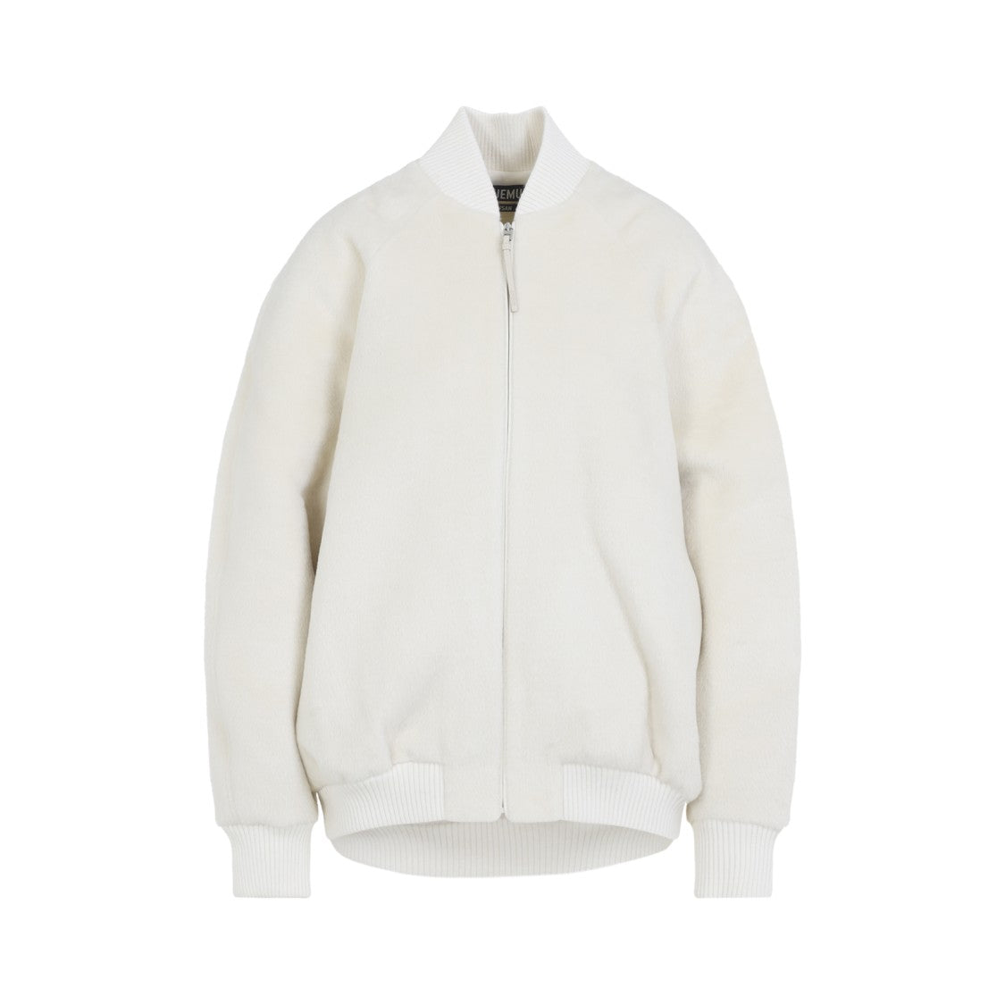 Jacquemus White Alpaca Blend Jacket