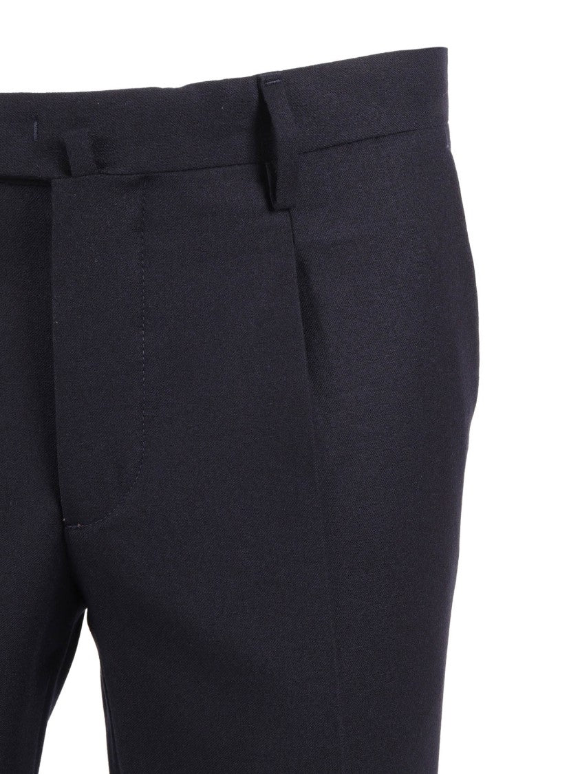Briglia Slim Fit Tapered Cuffed Straight-Leg Pants