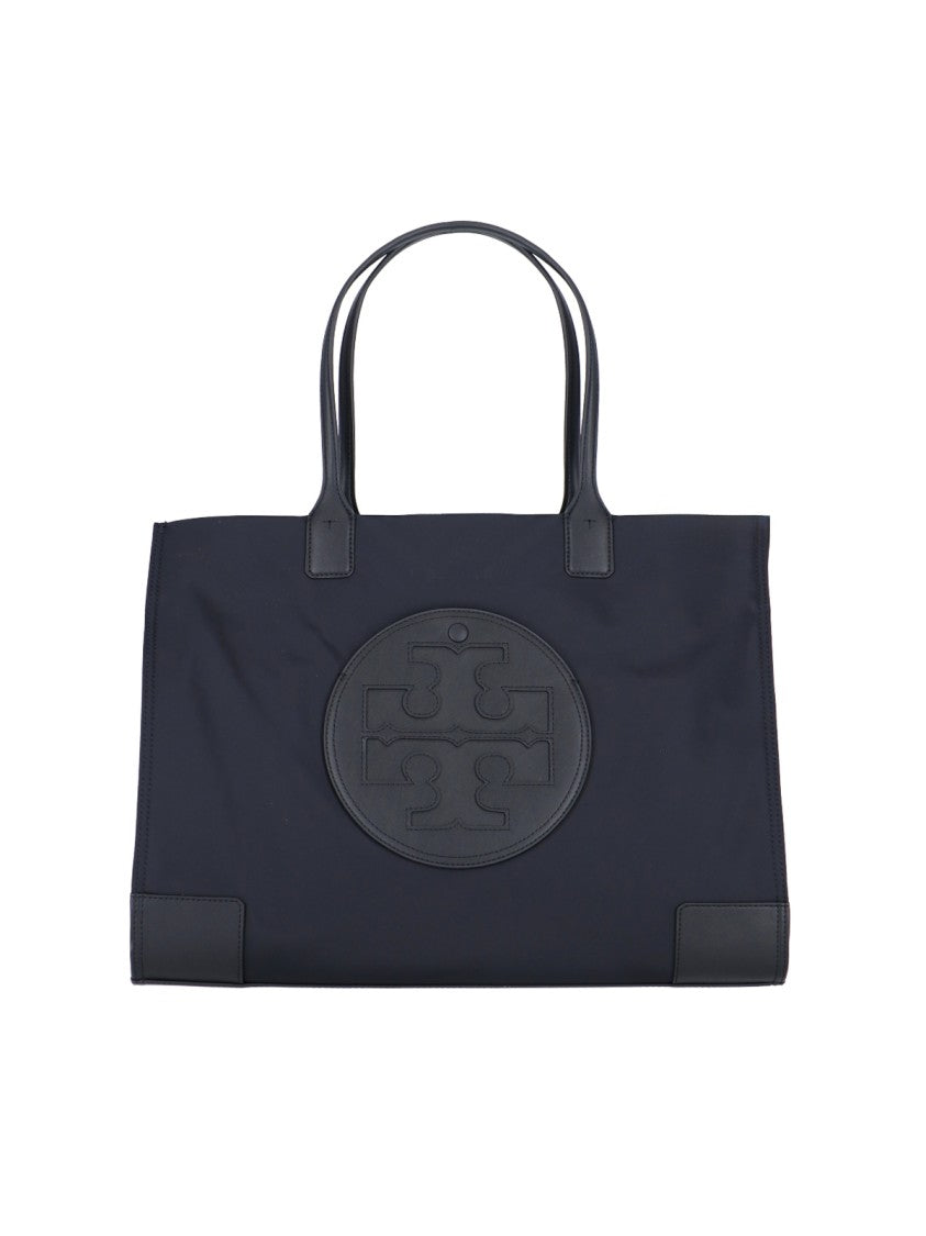 Tory Burch "Ella" Large Tote Bag – Navy