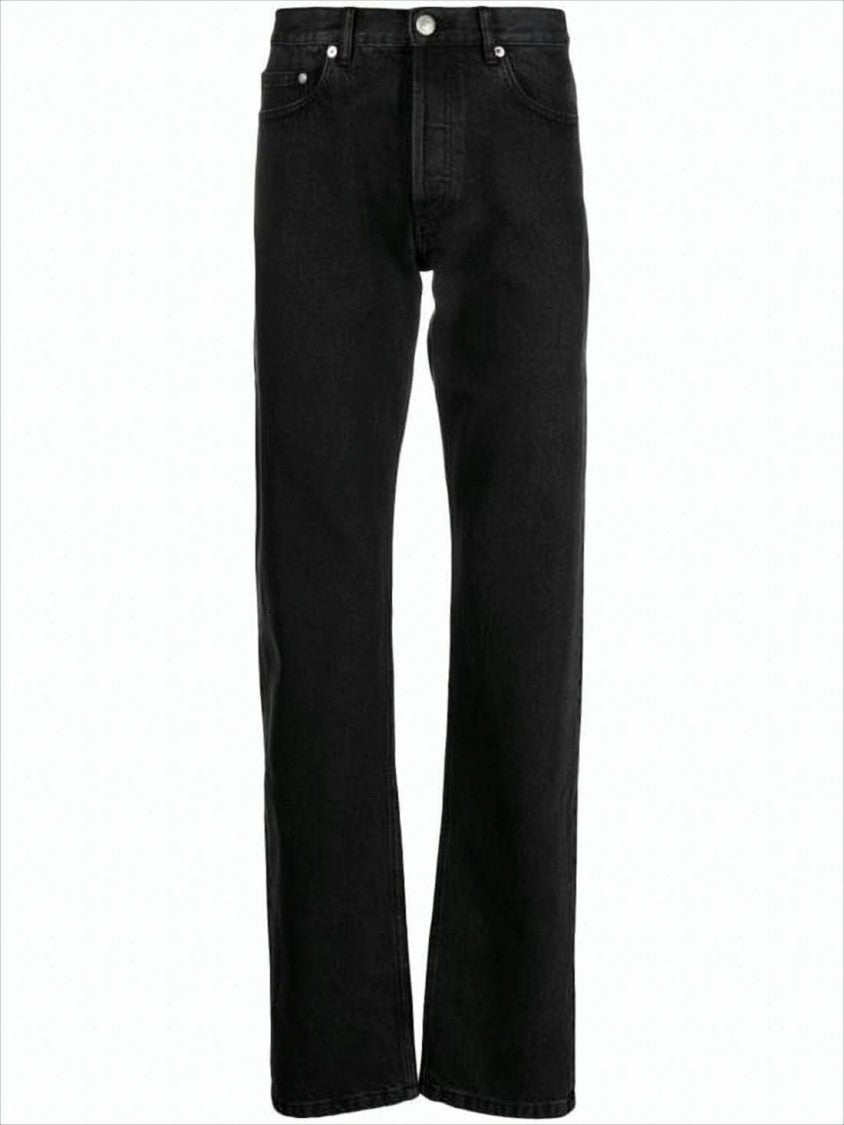 A.P.C. Straight-Leg Black Denim Pants