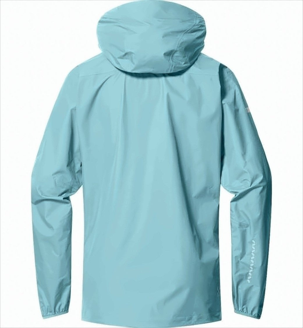 Haglöfs Streamlined Blue Active Jacket With Adjustable Hood
