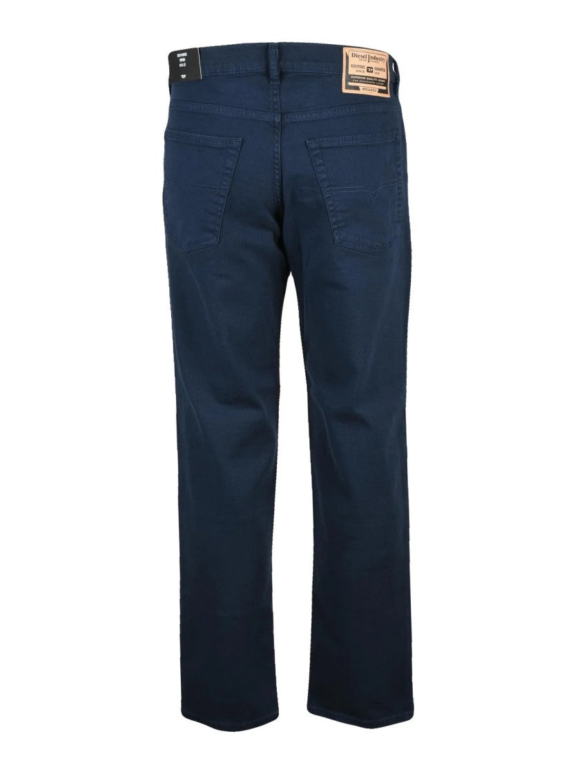 Diesel Midnight Blue Stretch Cotton Tapered Jeans