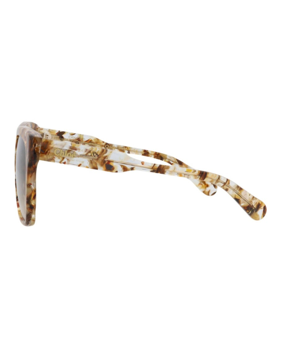 Chloé Square-Frame Recycled Acetate Sunglasses