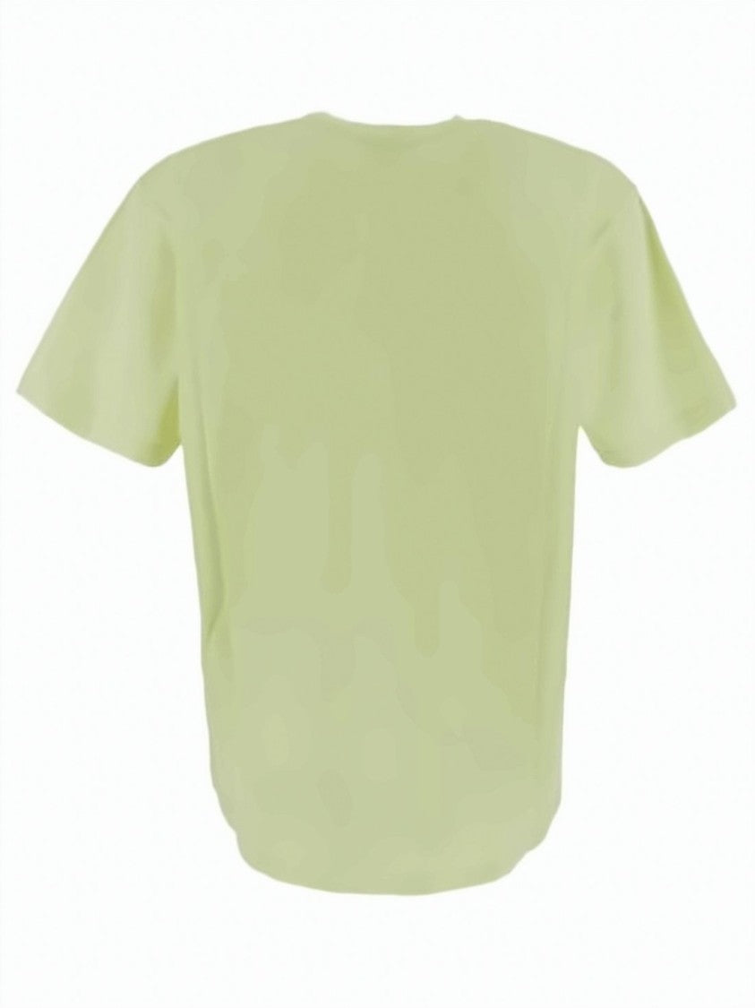 Stone Island Textured Graphic Short-Sleeve T-Shirt In Light Green