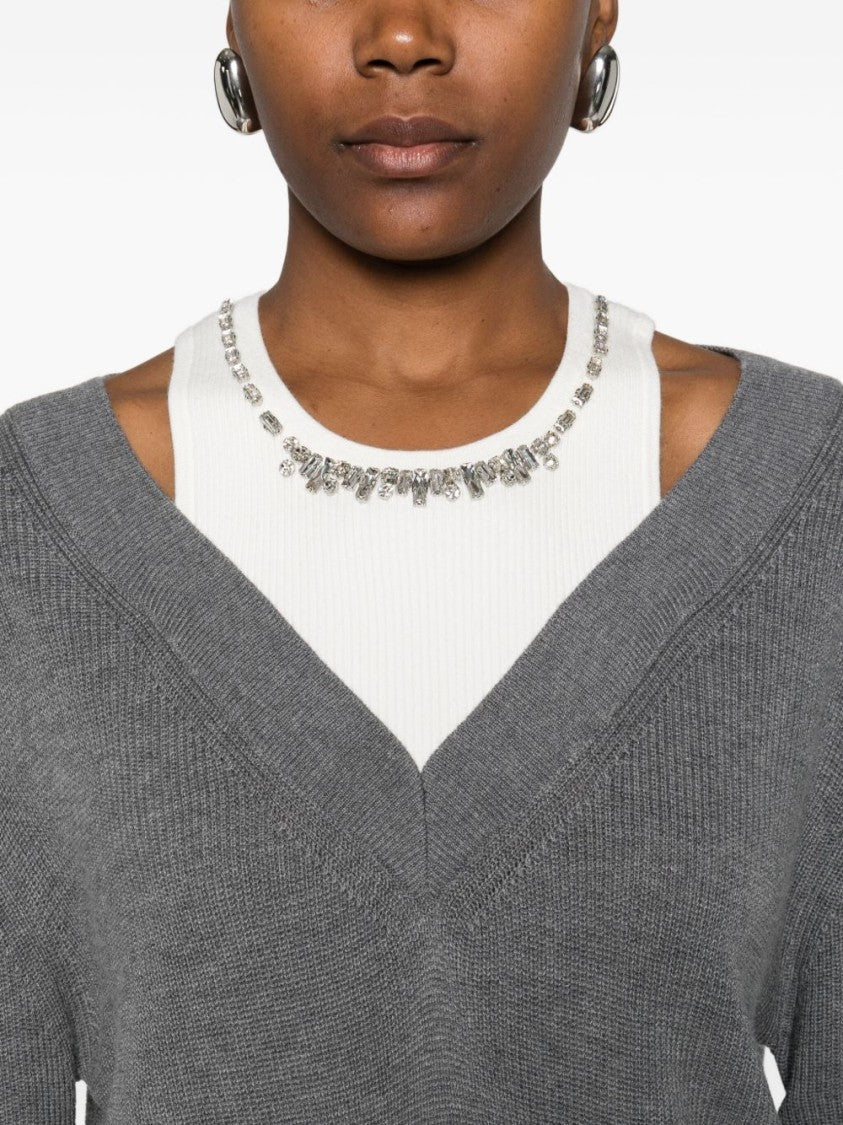 Liu Jo Relaxed Knit Midi Dress