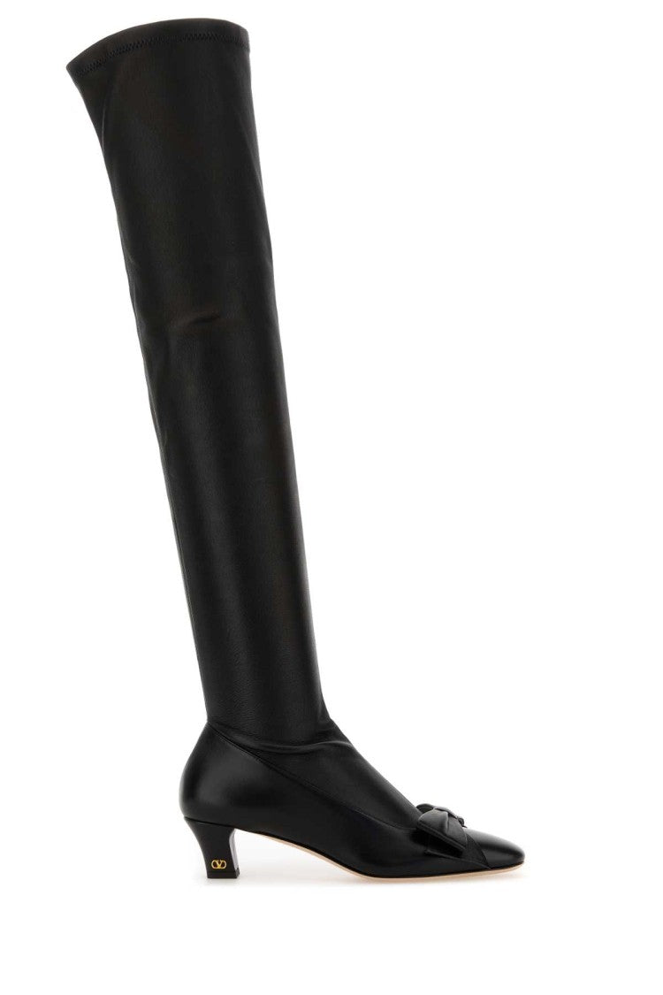 Valentino Garavani Black Leather Boots