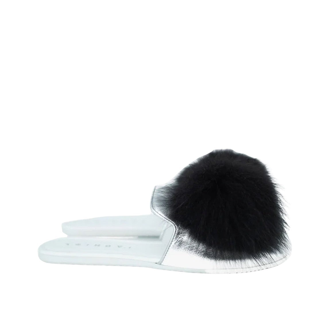 Joshua Sanders Leather And Fur Mules