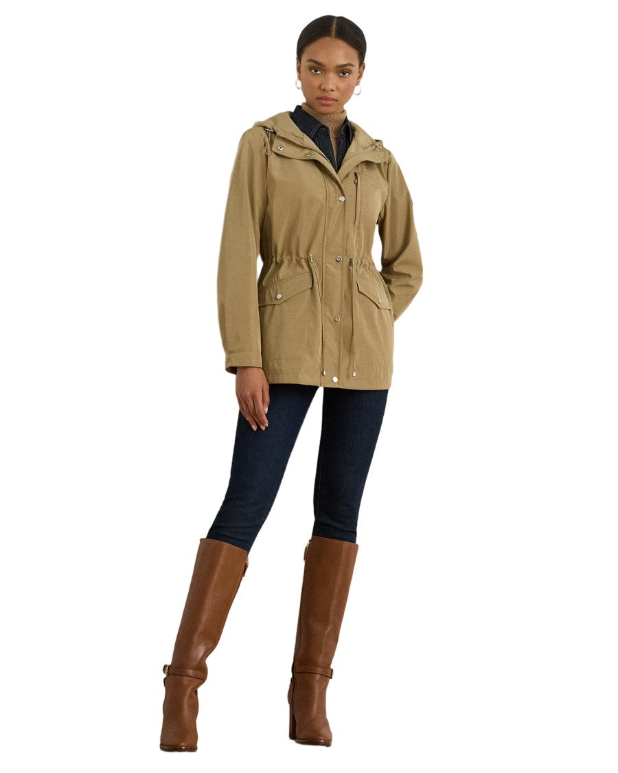 Lauren Ralph Lauren Mid-Length Unlined Coat With Drawstring Waist