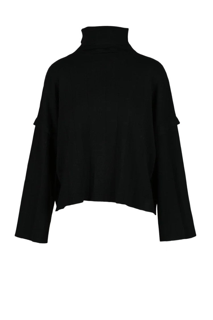 Pier Antonio Gaspari Virgin Wool Sweater - Black