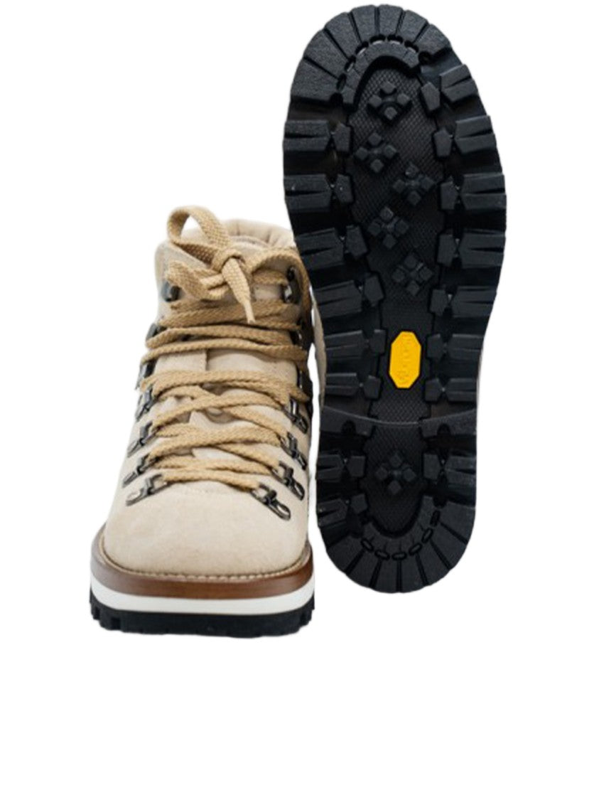 Monpiz Beige Cortina Suede Ski Snow Boots