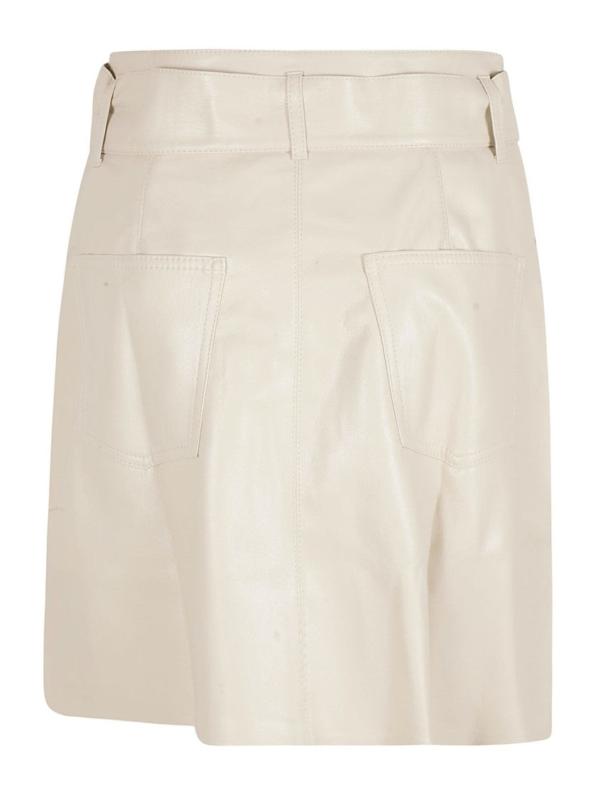 Nanushka Structured High-Waist Skirt