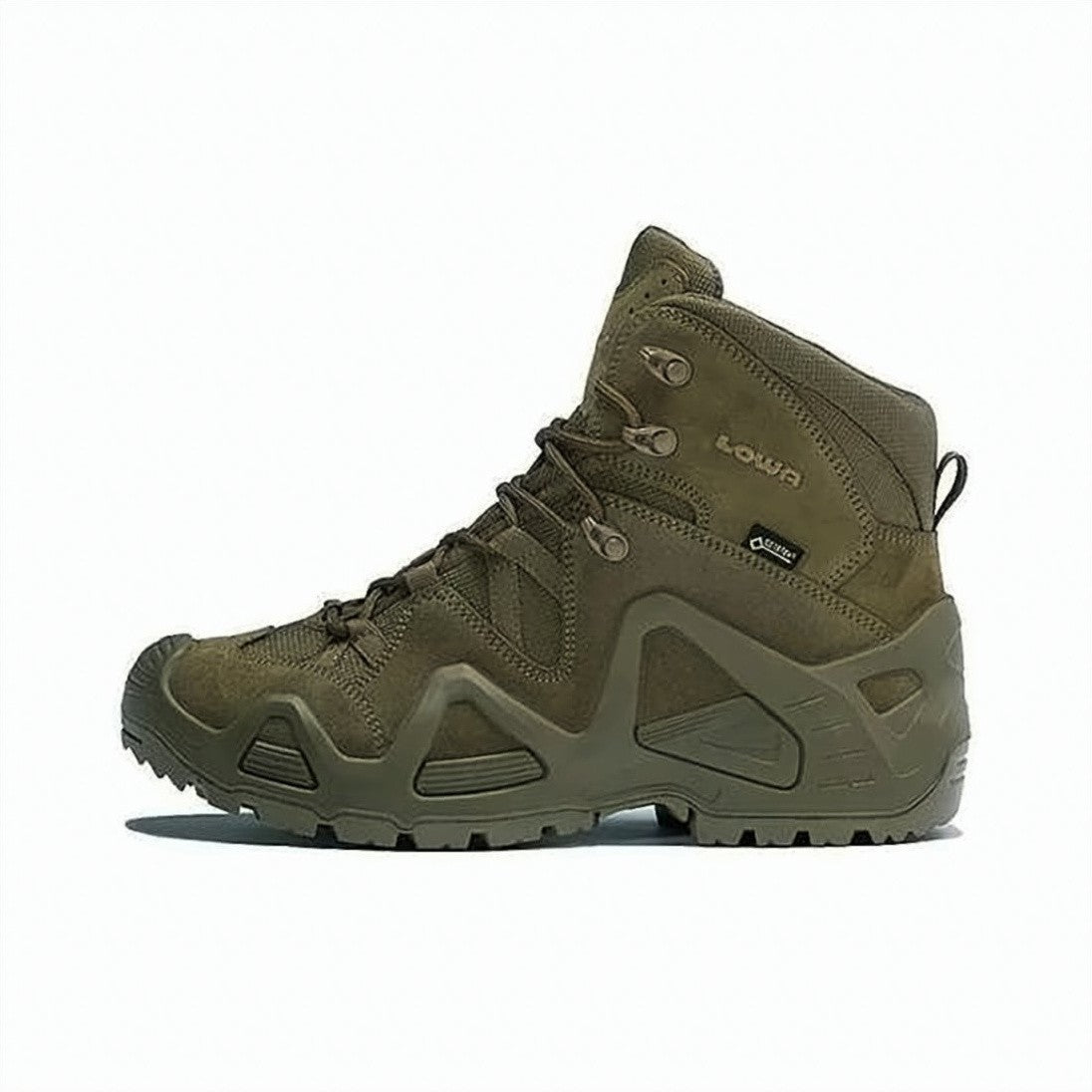 Lowa Rugged High-Top Sneakers With Suede Upper