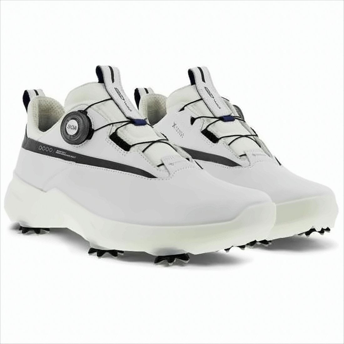 Ecco Modern White Sneakers With Dial Lacing