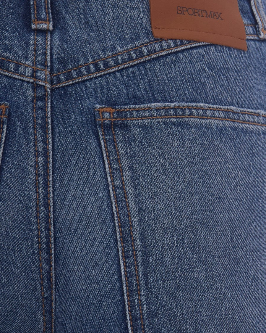 Sportmax Innovative Wide-Leg Jeans With Balloon Shape