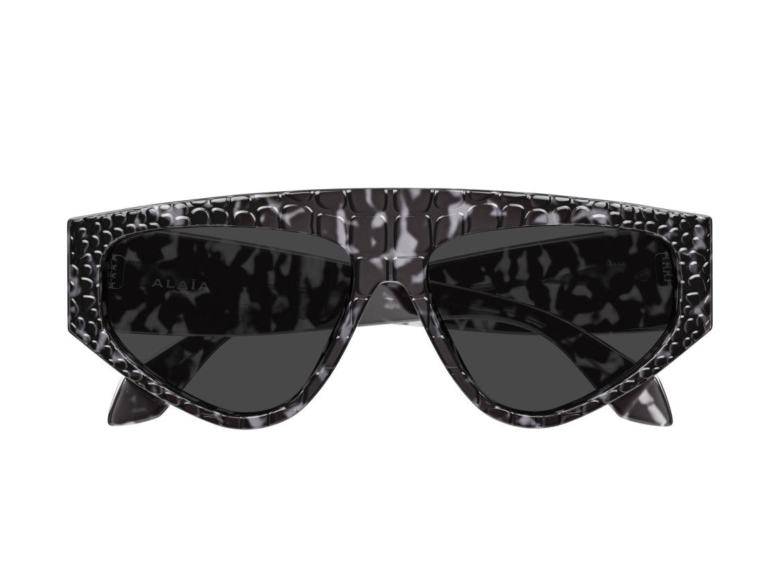 Azzedine Alaïa Aa0097s Oversized Textured Cat-Eye Sunglasses