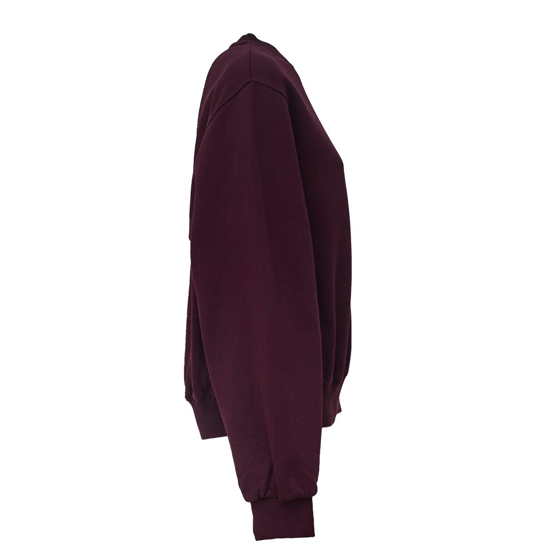 Rotate Heavyweight Round Neck Sweatshirt With Ribbed Trims