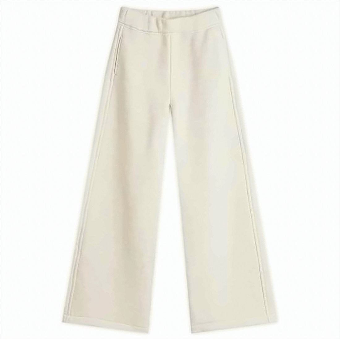 Max Mara Wide-Leg Cotton-Blend Pants With High Waist