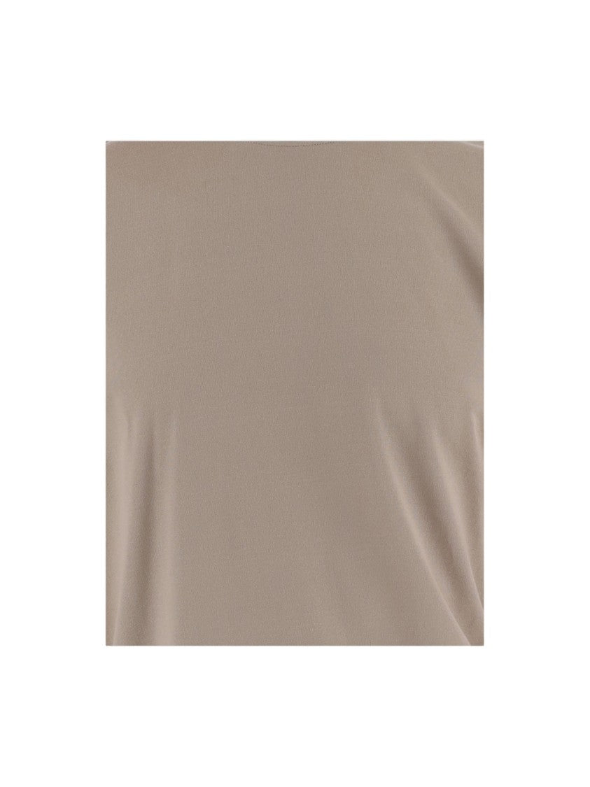 Jacquemus Beige Paper Jersey Logo T-Shirt