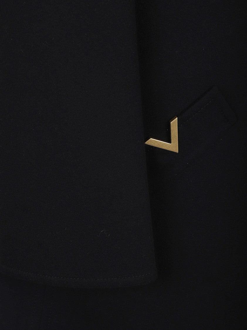 Valentino Garavani Knee-Length Wool And Cashmere Blend Coat