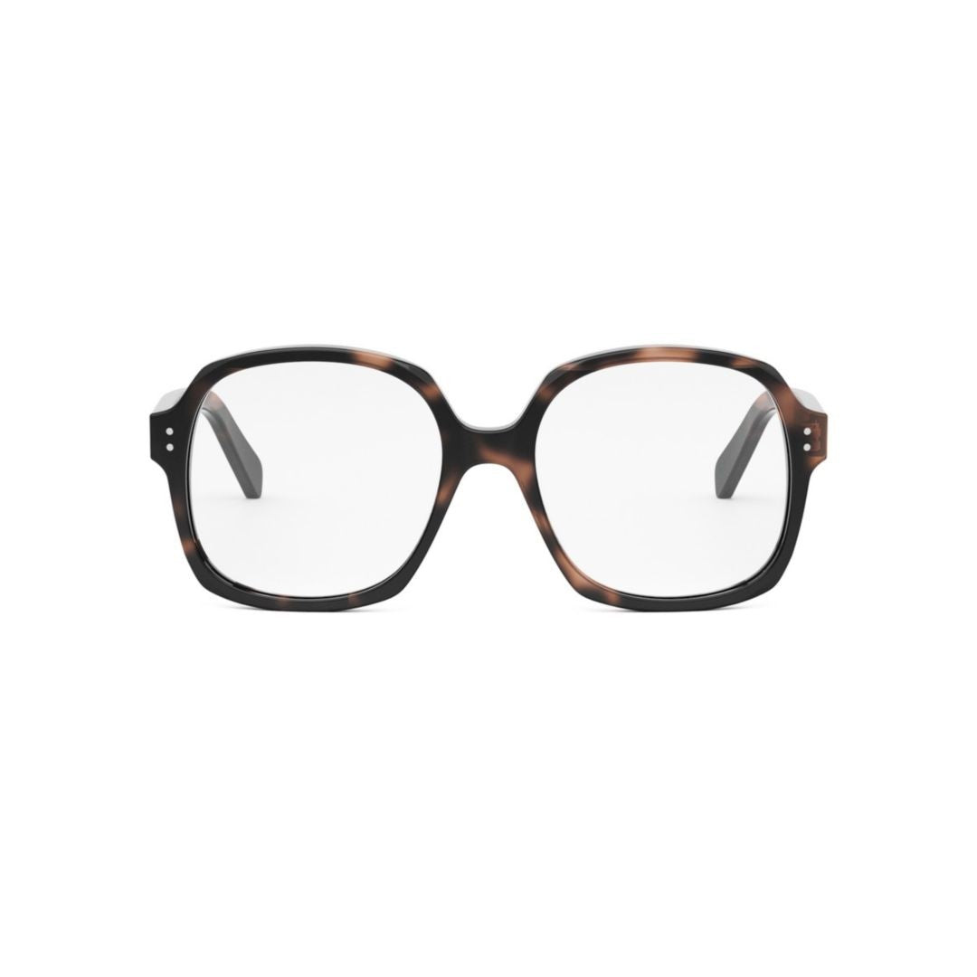 Celine Cl50151i Bold Tortoiseshell Oversized Eyeglasses