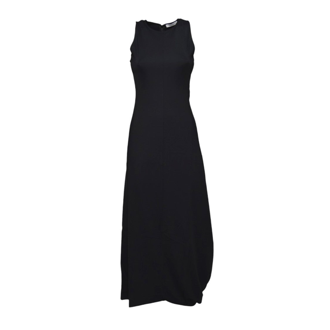 Lemaire Fitted Midi Dress In Crepe Viscose