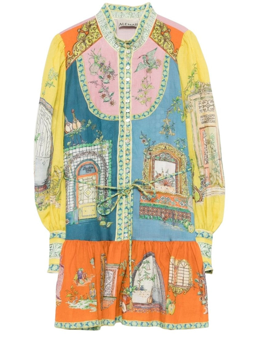 Alemais Multicolored Monte Mini Dress