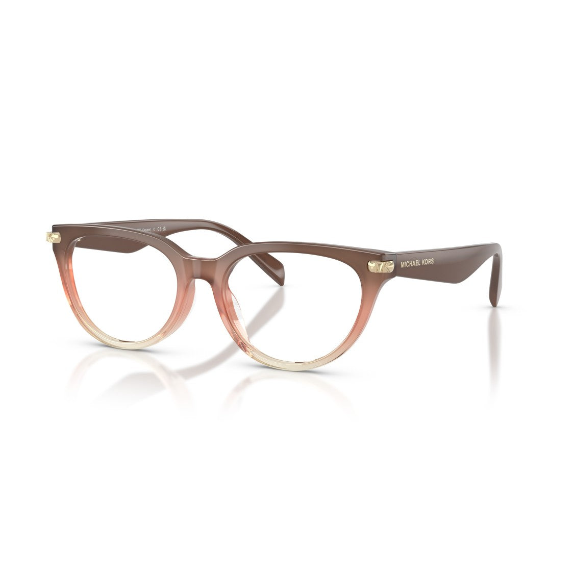 Michael Kors 0Mk4168d Rounded Acetate Eyeglasses With Warm Gradient Finish