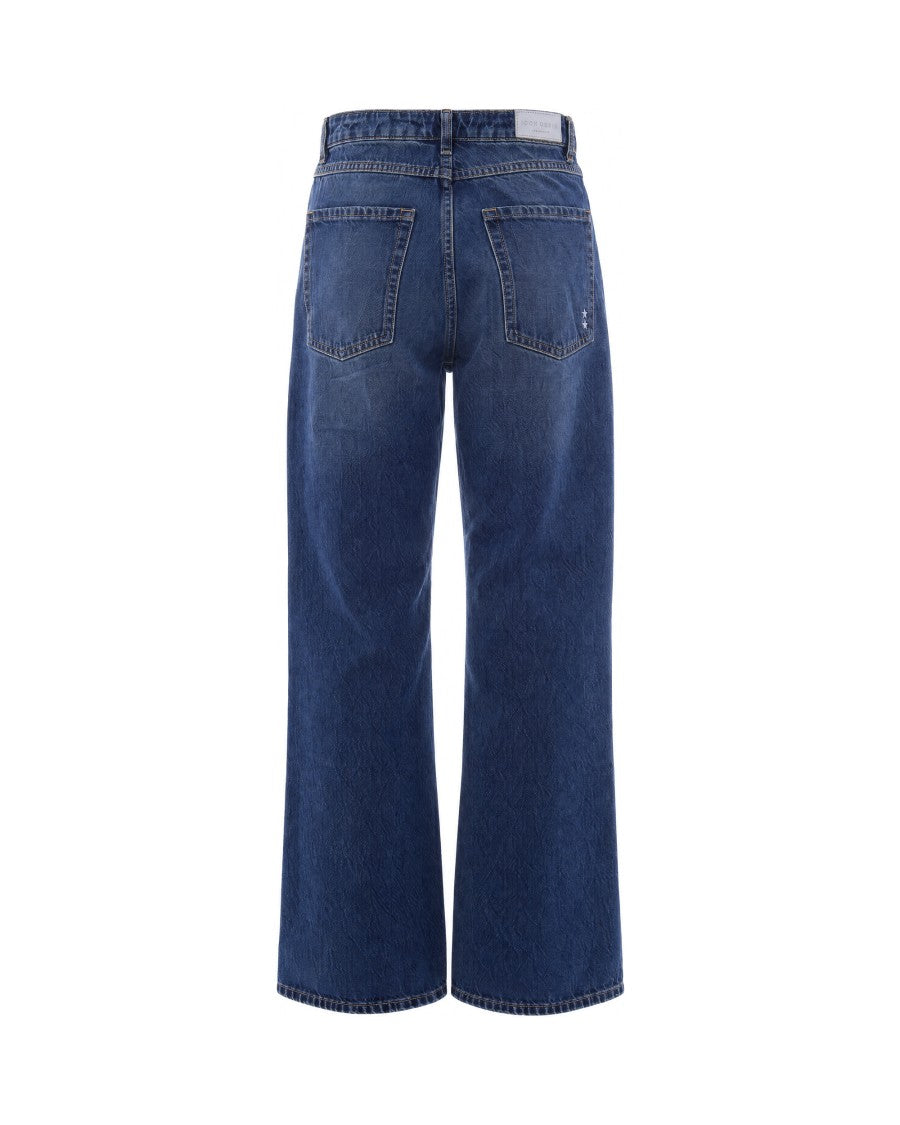 Icon Denim Afterdark Blue Loose-Fit Wide-Leg Jeans
