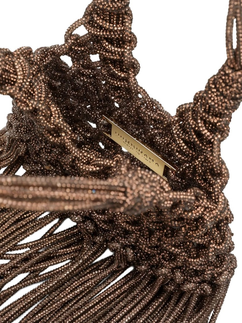 Hibourama Hibourama Macramé Woven Fringe Bag