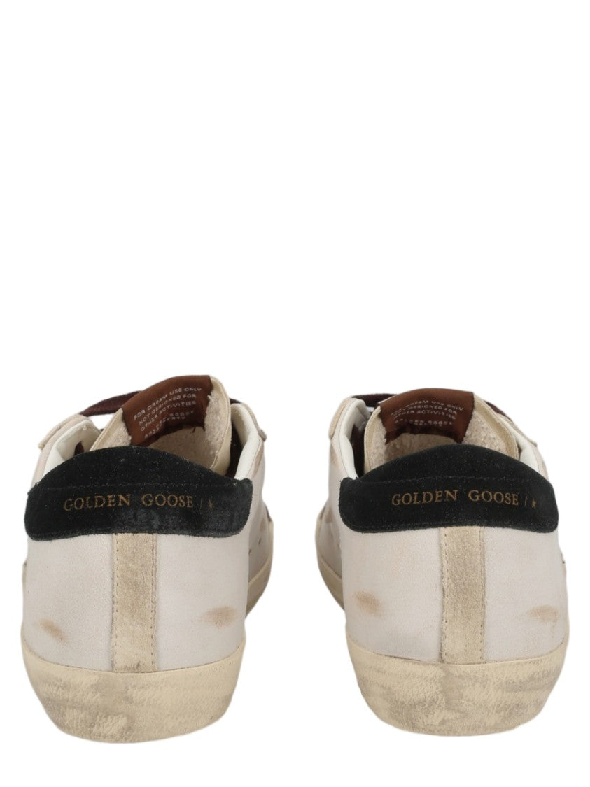 Golden Goose Super-Star Vintage-Inspired Distressed Leather Sneakers