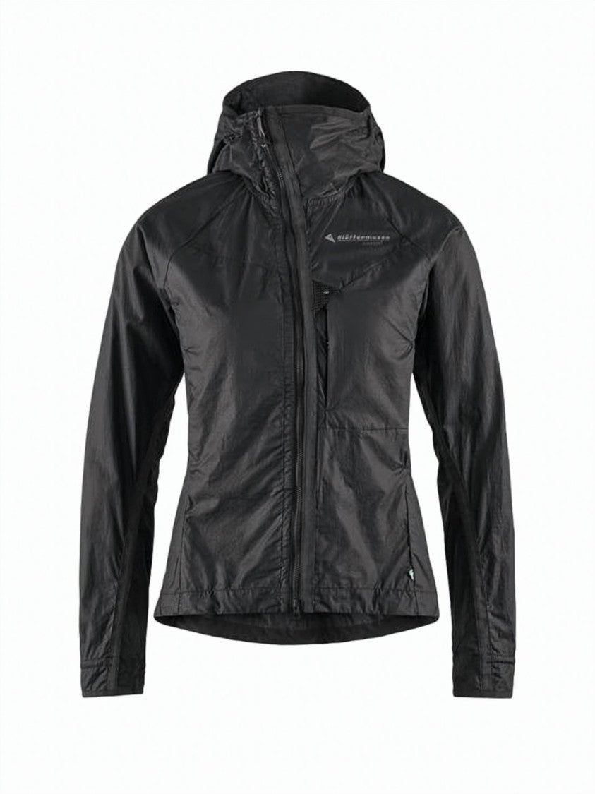 Klattermusen Fitted Cotton Jacket With Zipper Closure And Hood