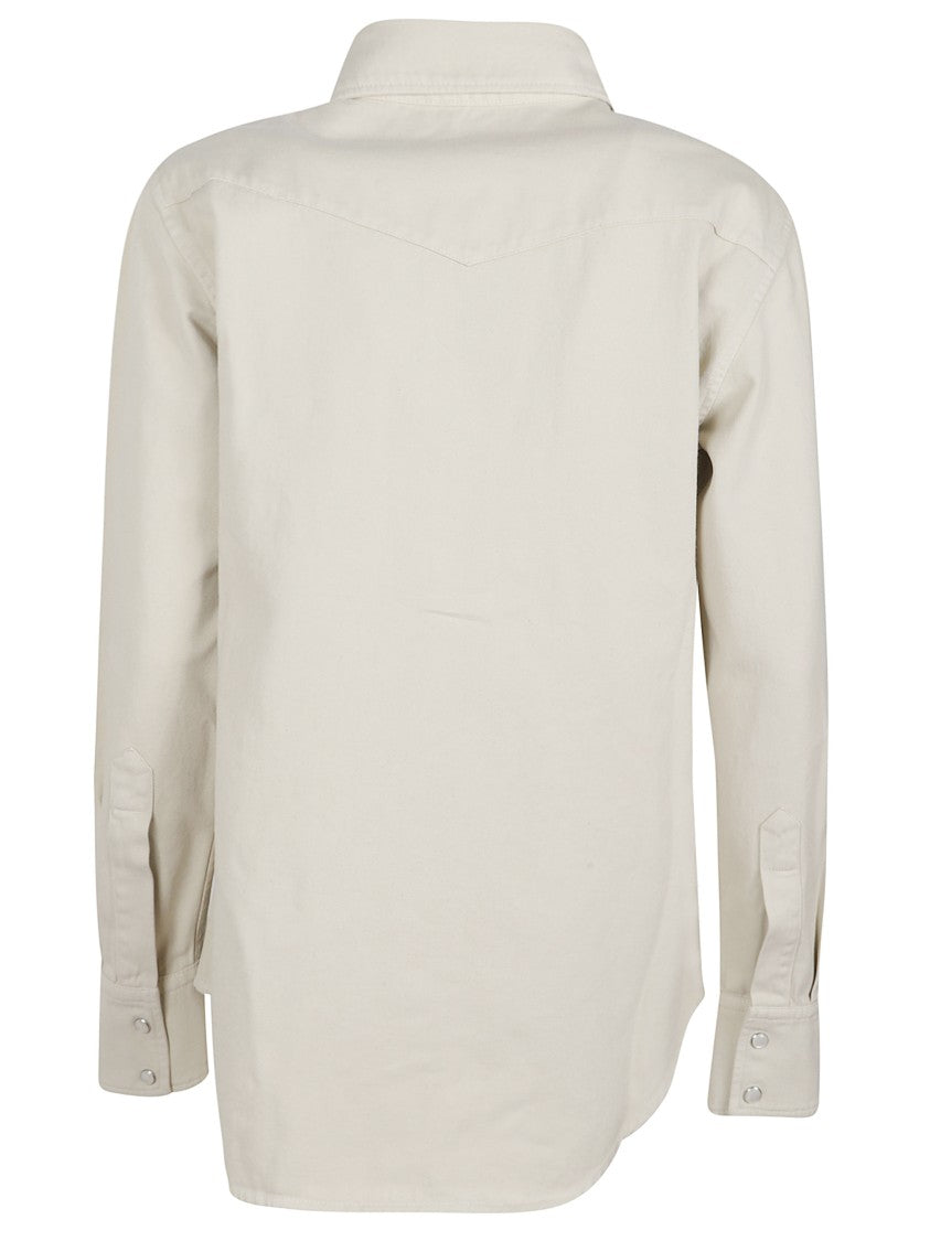 A.P.C. Pointed Collar Flap Pocket Shirt