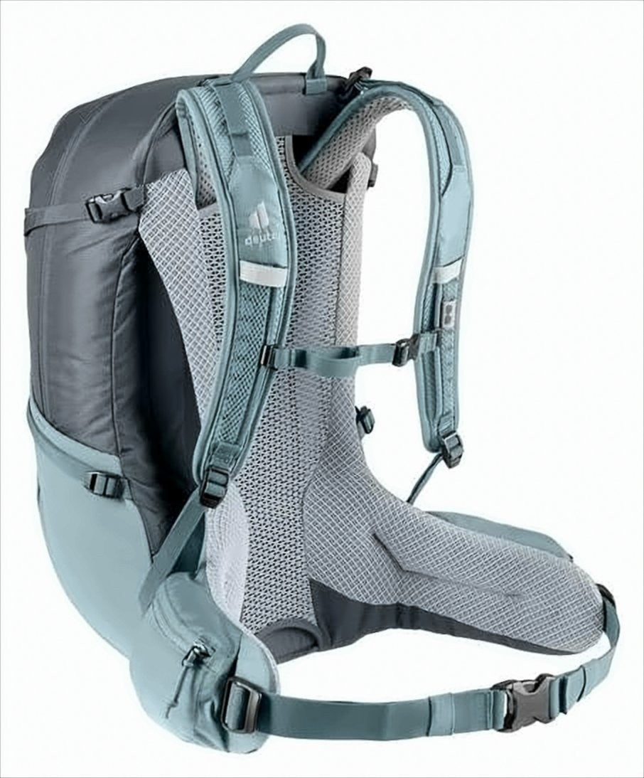 Deuter Two-Tone Ventilated Deuter Backpack With Multiple Compartments
