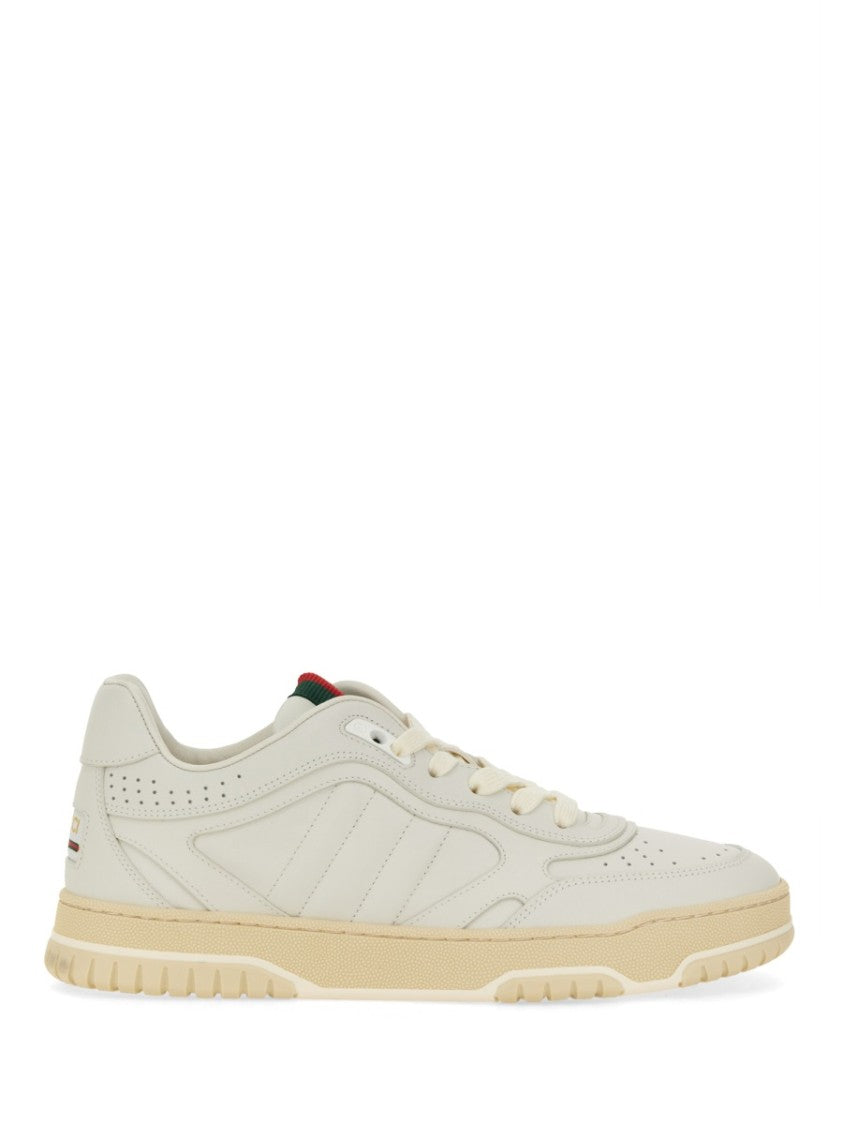 Gucci Leather Sneaker Featuring Sleek Design