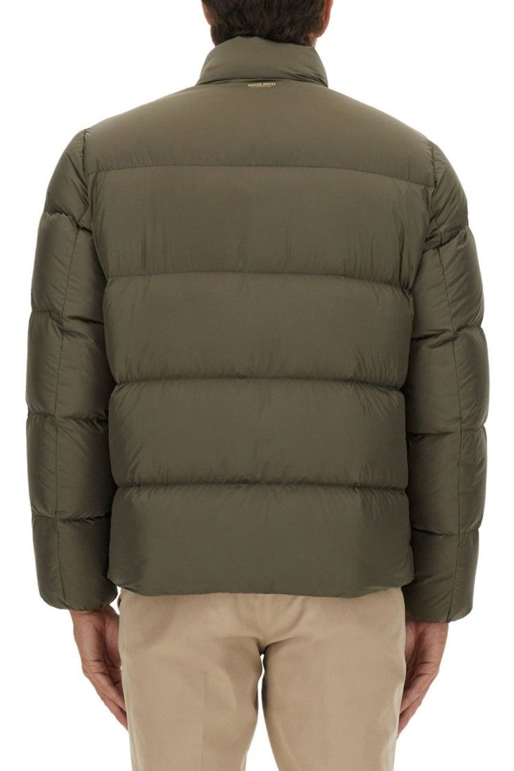 Woolrich Classic Structured Green Coat