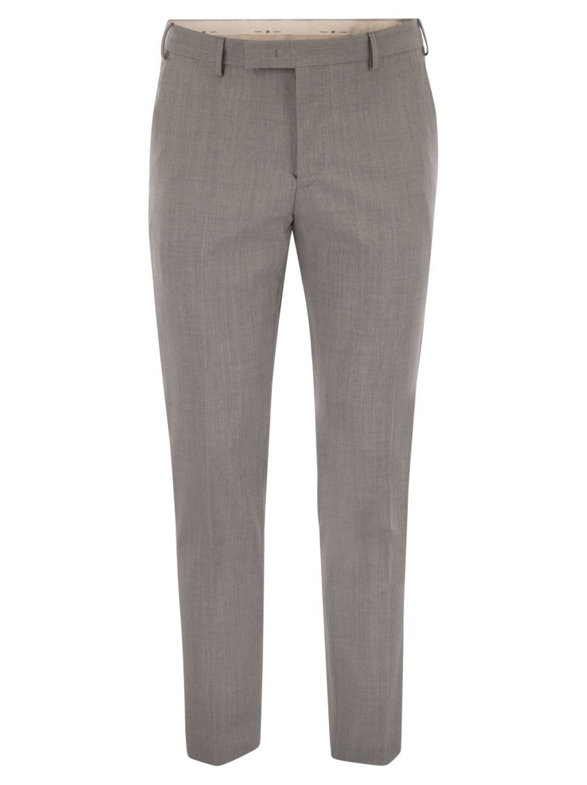 Pt Torino Dieci - Stretch Virgin Wool Trousers
