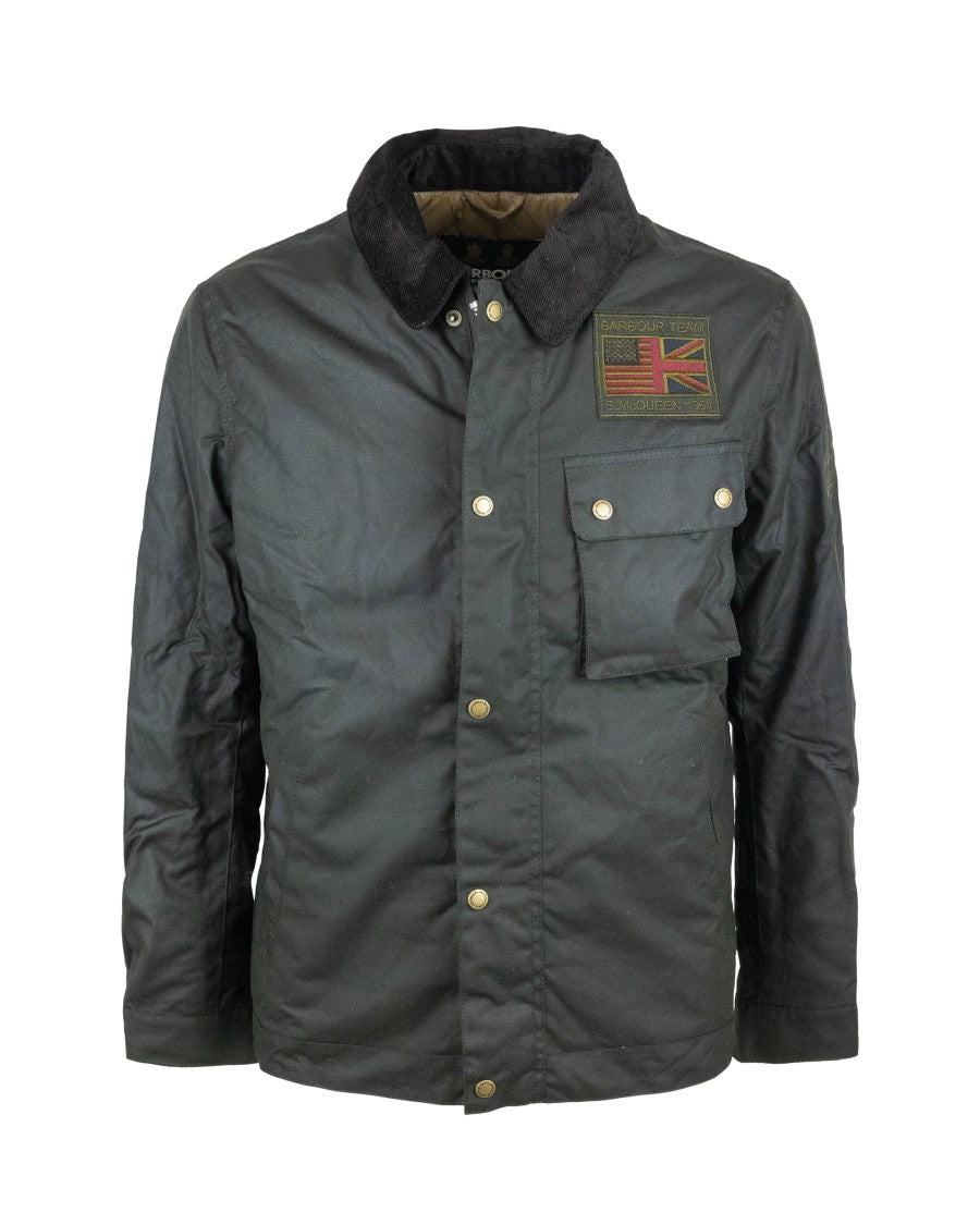 Barbour Workers Wax Green Jacket