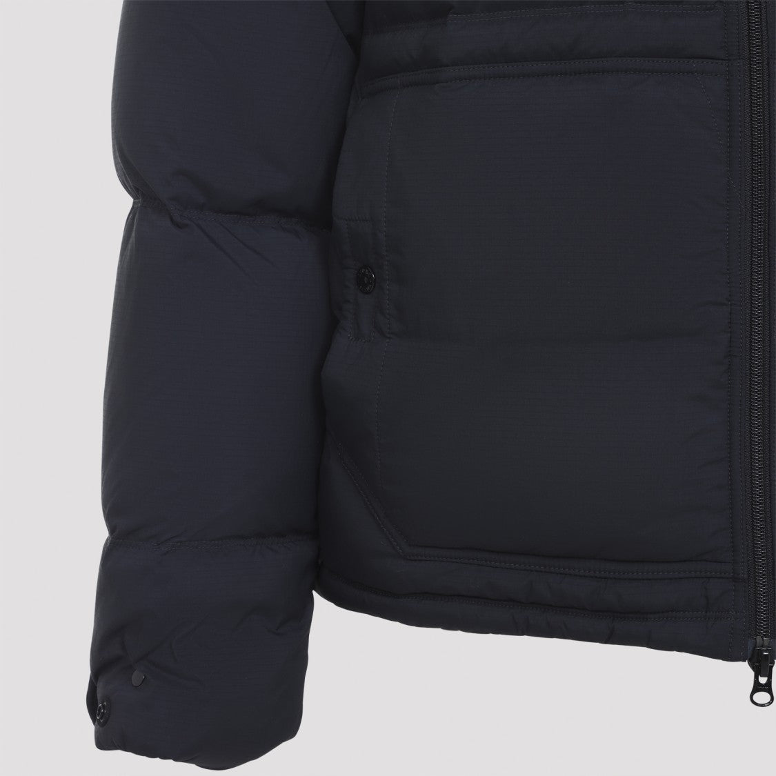 Stone Island Padded Down Jacket With High Collar