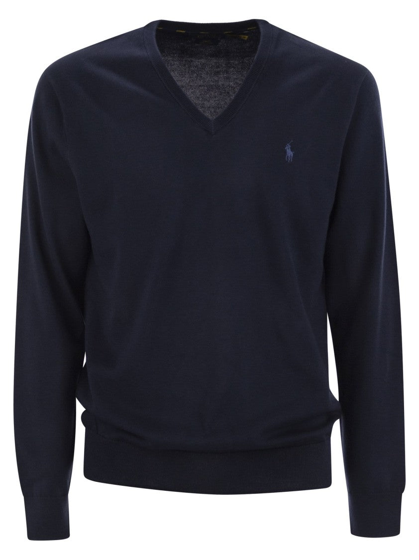 Polo Ralph Lauren Slim-Fit Cotton Jersey With V-Neck