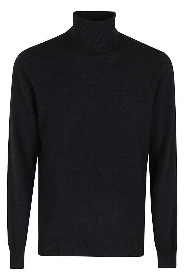 Filippo De Laurentis Classic Turtleneck Sweater In Merino And Cashmere Blend