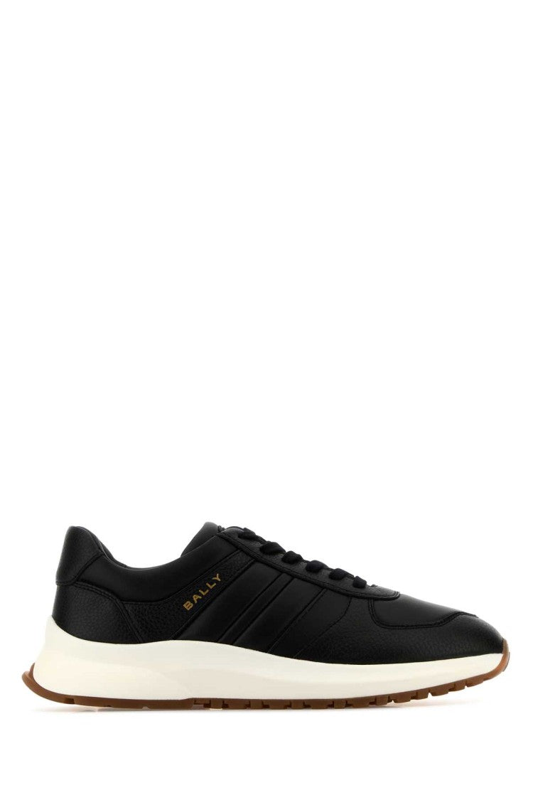 Bally Black Leather Darsyl Sneakers