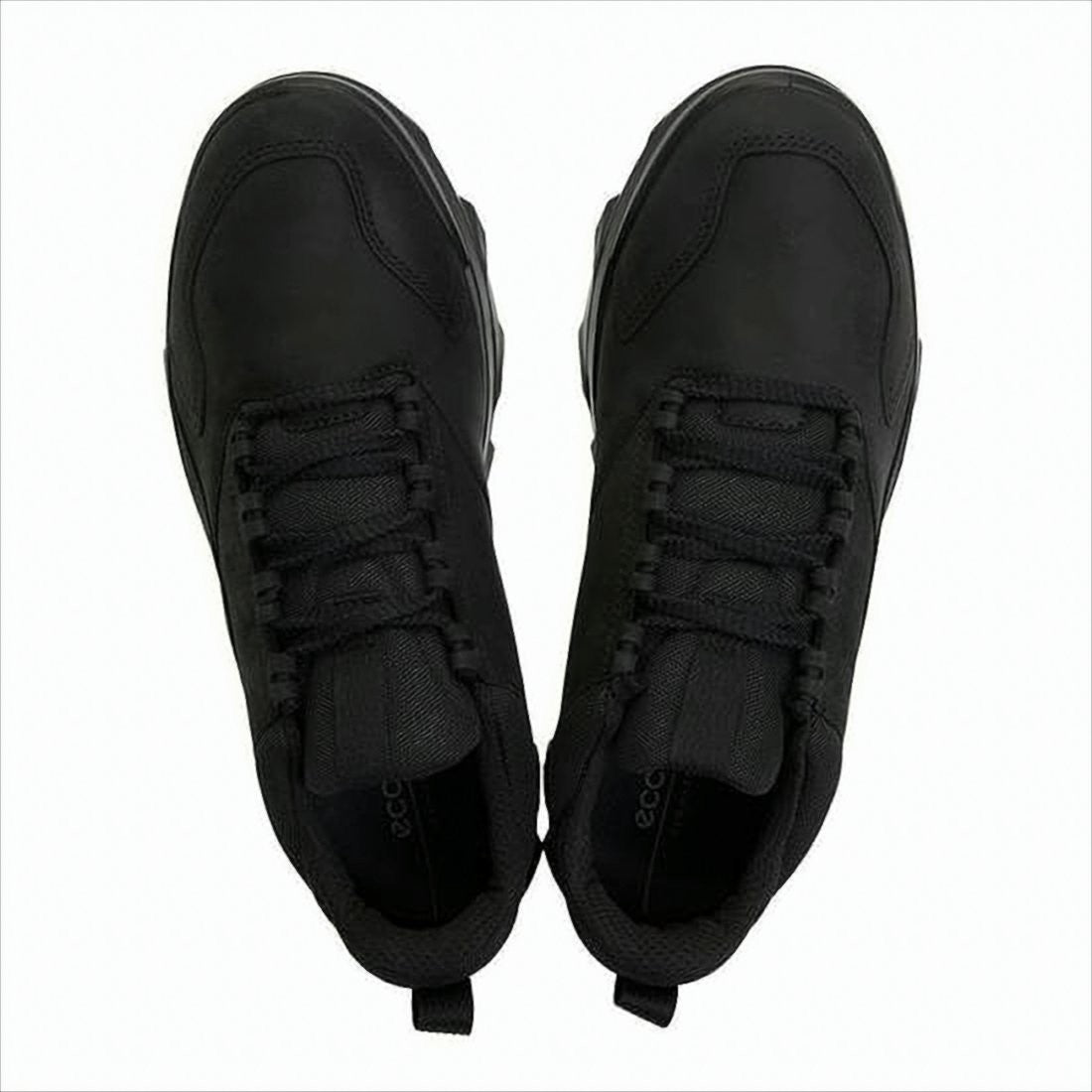 Ecco Textured Nubuck Lace-Up Shoes With Angular Sole