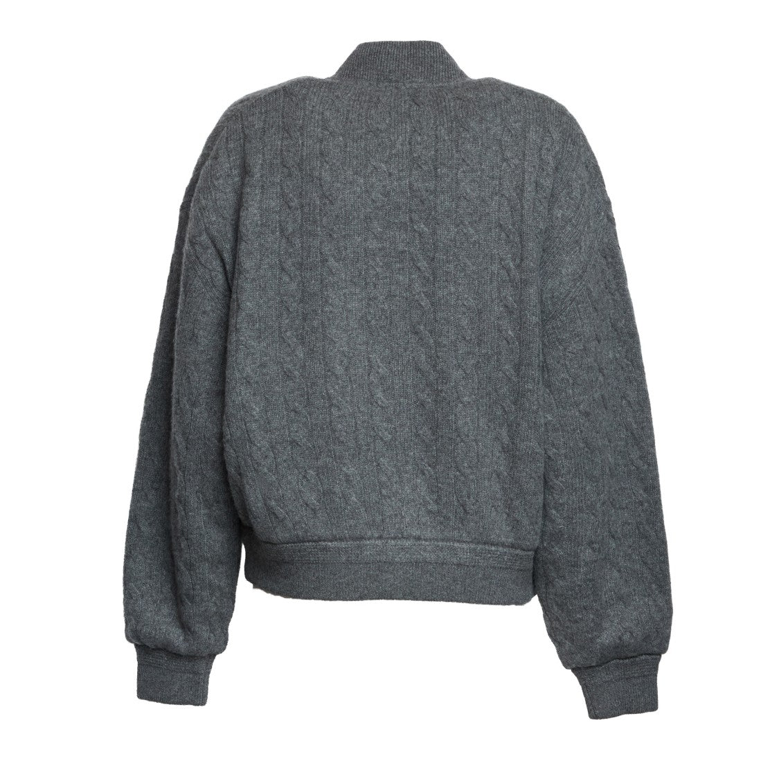 Polo Ralph Lauren Cable-Knit Wool And Cashmere Bomber Jacket