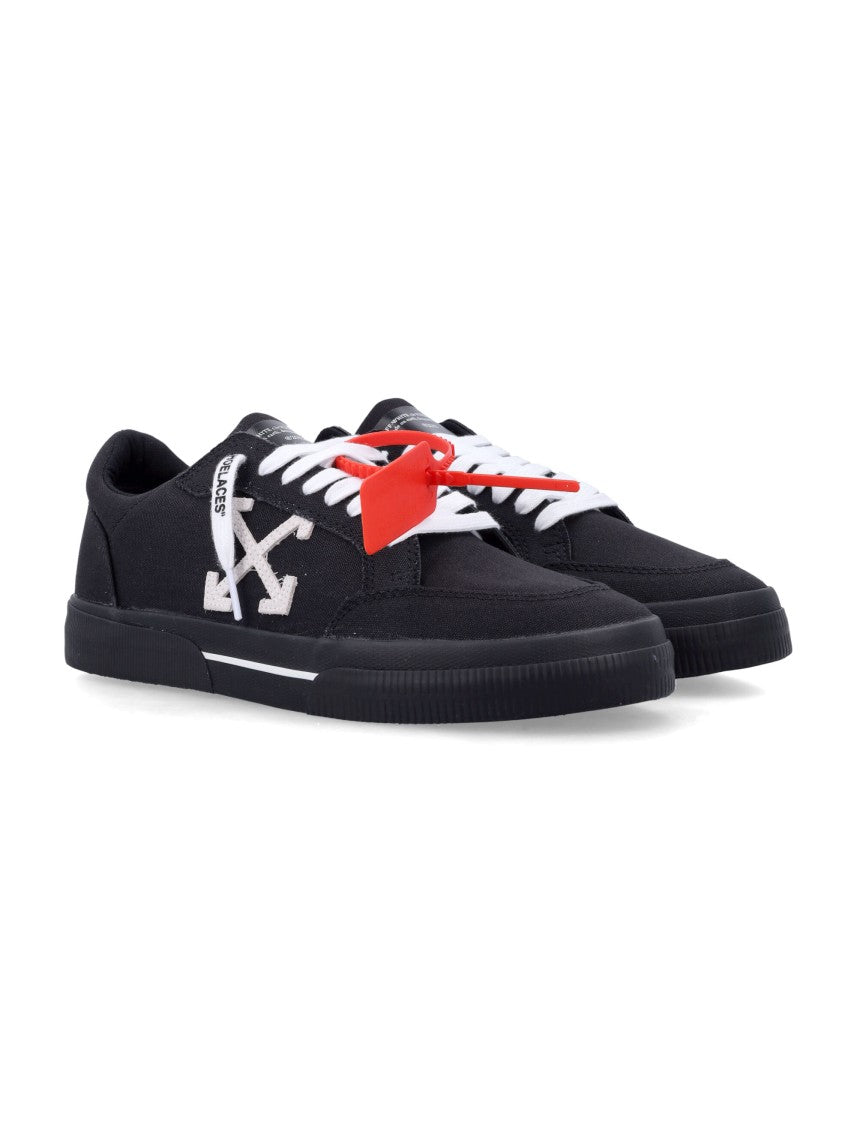 Off-White Black Vulc Low Arrow Canvas Sneakers