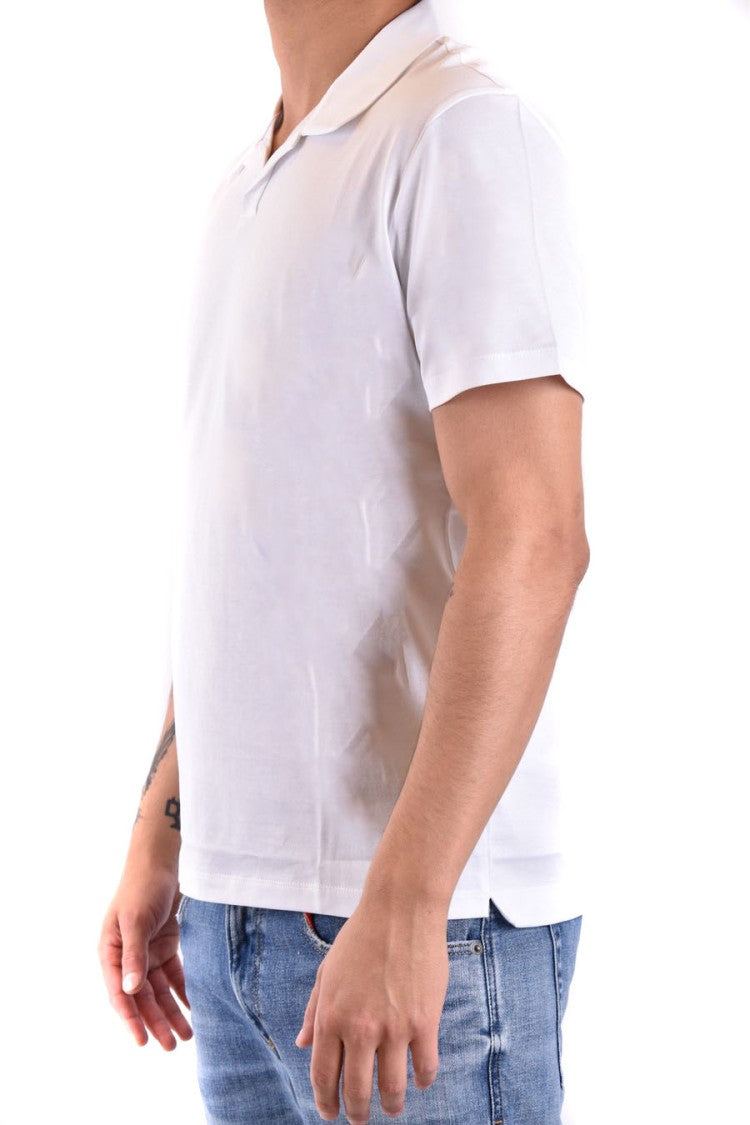 Dondup Classic White Polo Collar T-Shirt
