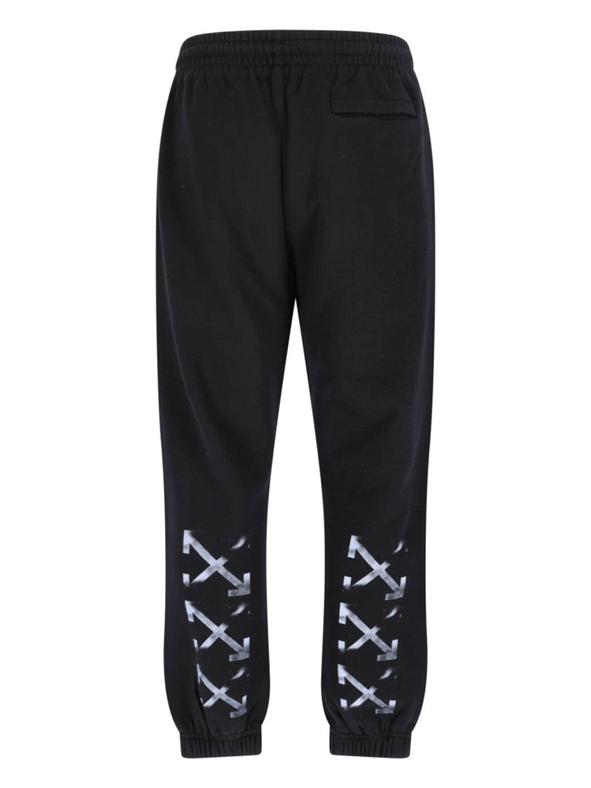 Off-White Stencil Arrow Track Pants – Black