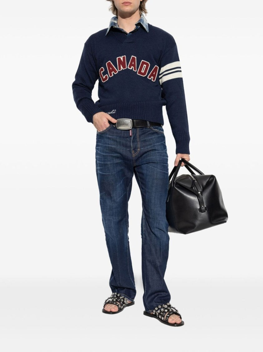 Dsquared2 Indigo Blue Classic Five-Pocket Jeans
