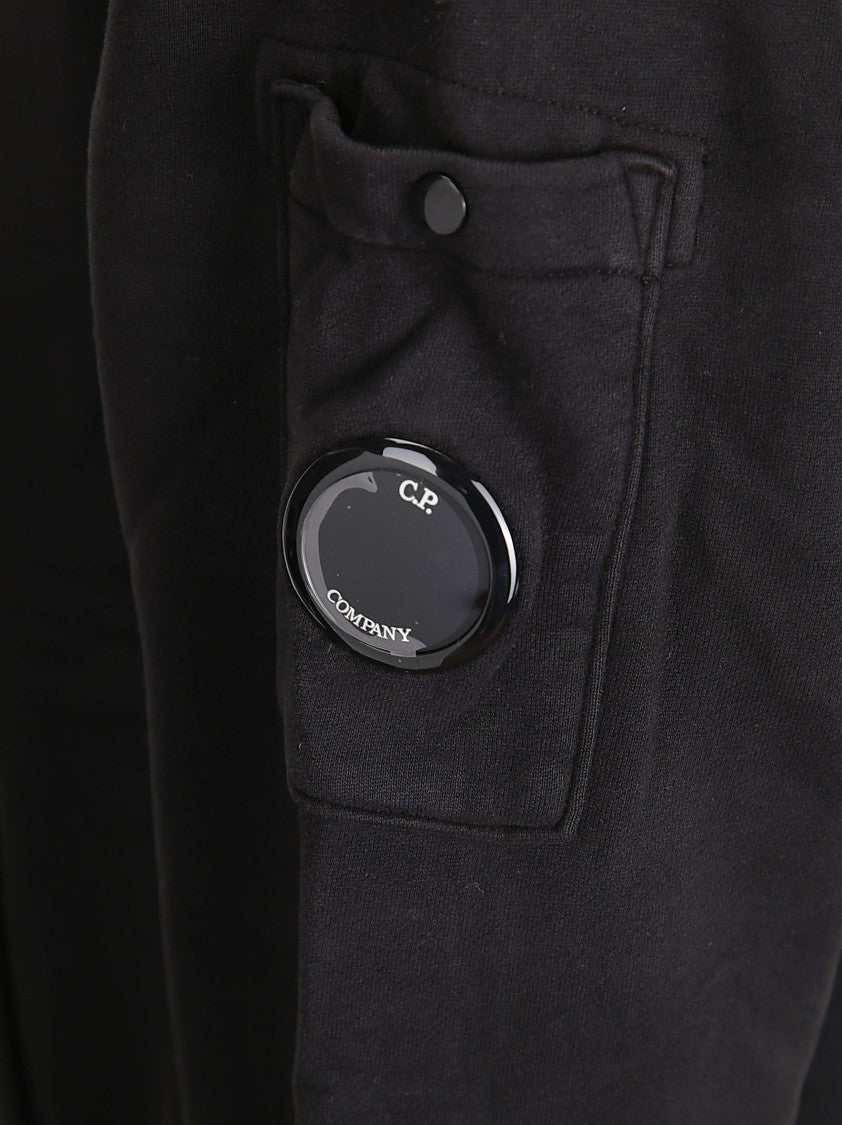 C.P. Company Sweatshirt Hooded In Brushed Emerized Diago