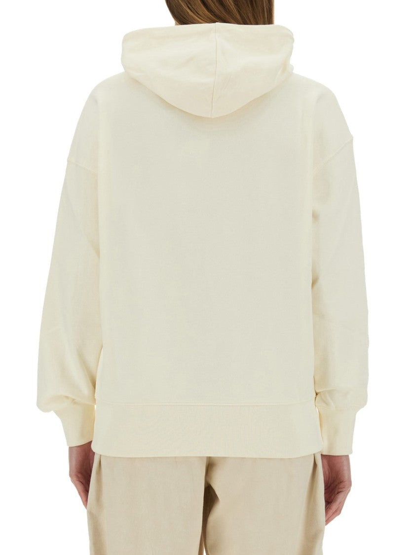 Msgm Relaxed-Fit Sweatshirt With Brushed Logo