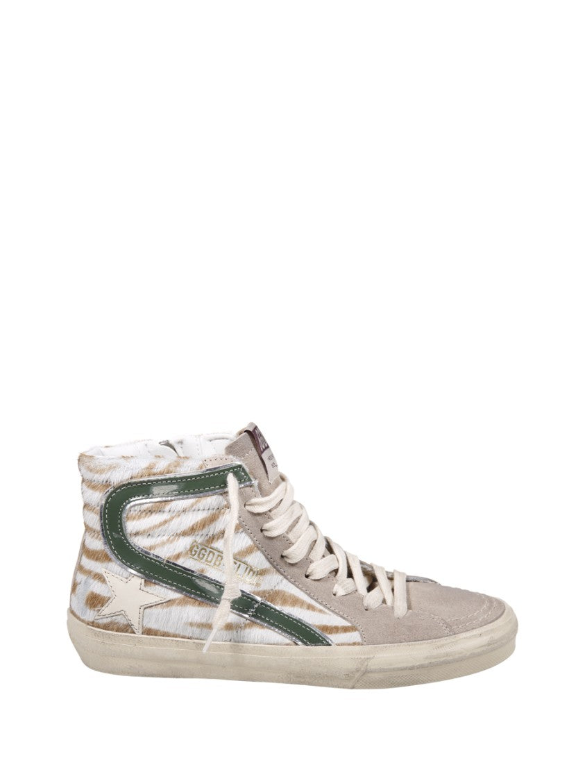 Golden Goose Classic Horsy Upper Suede Toe Slide